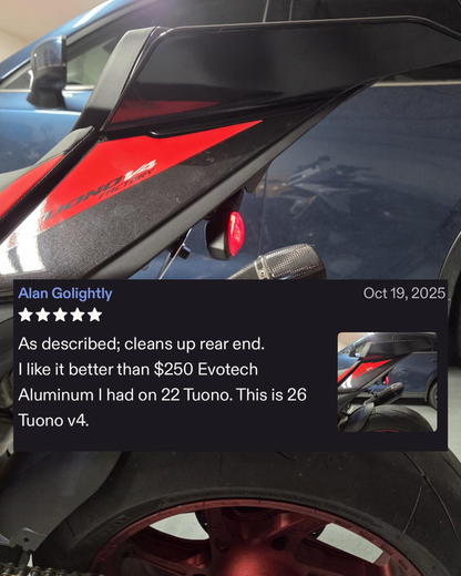 2026 RSV4 Tail Tidy Fender Eliminator & Tuono V4 Tail Tidy Fender Eliminator